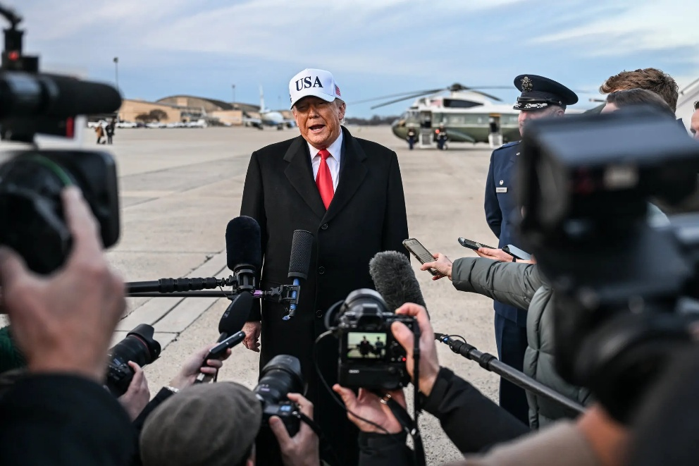 开云体育-特朗普回应格陵兰岛总理选择丹麦而非美国：我不同意，他会有大麻烦